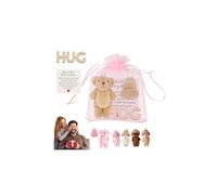 Handmade Mini Plush Bear,My Little WorryBear,LittleBear in a Box,Pocket Worry Bear with Inspirational Card,Emotional Support Plush Toy,Stress Relief Stuffed Animal,Positive Pocket Hug Comfort Gift