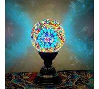 Handmade Moroccan Night Light - Plug-in with Simple Switch for Bedroom Serenity Study Corner Spa Festivals - 3.9 x 7.1 inches Unique Decorative Lighting