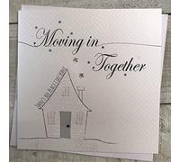 Handmade Moving in Together! New Home Card - by White Cotton Cards, LL67