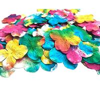 Handmade Mulberry Paper Patch Flowers 2x2 inch Mulberry Paper Flower Scrapbooking Wedding DIY Craft Supplies Card Paper Flowers 50 pcs Small Hydrangeas (Multicolored)