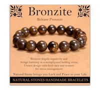 Handmade Natural Gemstone Elastic Bracelet - Healing Crystal Beads Jewelry, Uni, 10mm, No Gemstones