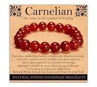 Handmade Natural Gemstone Elastic Bracelet - Healing Crystal Beads Jewelry, Uni, 10mm, No Gemstones