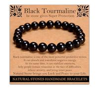 Handmade Natural Gemstone Elastic Bracelet - Healing Crystal Beads Jewelry, Uni, 4mm, No Gemstones