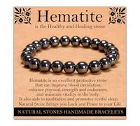 Handmade Natural Gemstone Elastic Bracelet - Healing Crystal Beads Jewelry, Uni, 8mm, No Gemstones