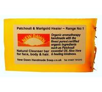 Handmade Natural Patchouli Soap Bar - Range No.1 - Acne, Acne Scar and Stretch Mark Removal and Relief, Anti Dandruff, Dreadlock Solid Shampoo - 35g - Sample/Travel Size