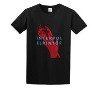 Handmade Noodles Interpol El Pintor Pop DTG Men Simple Tshirt Black L