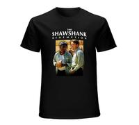 Handmade Noodles Men's Keche The Shawshank Redemption, Movie Poster, T Shirt Black 3XL