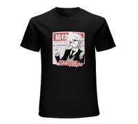 Handmade Noodles Nagito Komaeda Unique Anime Video Game Top Sweatshirt Short Sleeve Black L