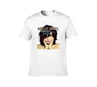 Handmade Noodles Norah Jones Little Broken Hearts Casual Round Neck T Shirt White XL