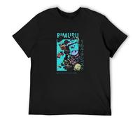 Handmade Noodles Rimuru That Time I Got Reincarnated As A Slime Veldora Anime Tensura Ofertas Casual Custom Short Sleeve Cotton T Shirt Black M
