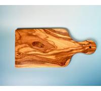 Handmade Olive Wood Serving Platter Chopping Board with Handle 30cm