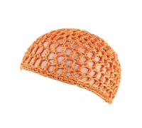 Handmade Openwork for Lady Hand Woven Net Hair Crochet Hat for Party, フリーサイズ