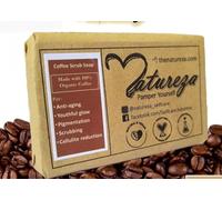 Handmade Organic Coffee scrub soap Anti Acne Anti aging 90g