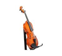 Handmade Painted Solid Wood Violin Suitable For Beginners To Practice Playing Treble Violin(Brown)