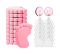 Handmade Party Souvenirs, Footprint Soap Set, Gender Reveal Gift with Decorative Touch, Favor Item with Cute Design, Shower Accessory for Packaging, Guests Supplies for Birthday Wedding