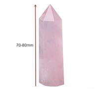 Handmade Pink Rose Quartz For Crystal Point Promotes Health and Spiritual Growth