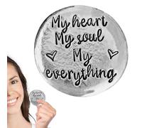 Handmade Pocket Tokens - Inspirational Message , Small | Positive Thoughts Memories, Motivation Stones, Gift Accessories for Comfort, Strength, Healing