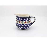 Handmade Polish Pottery Milk Jug (0.25l) Catherine Pattern