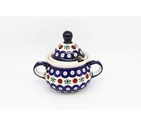 Handmade Polish Pottery Sugar Bowl (0.35l) Catherine Pattern