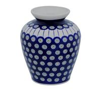 Handmade Polish Pottery Vase (19.7cm) Ania Pattern