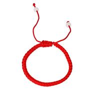 Handmade Polyester Kabbalah Red String Braided lucky Amulet Friendship Bracelets 27.5cm long Adjustable Women Men Jewelry 2 PCs