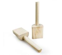 Handmade Pottery Mallet - Ceramic Finishing Paddle, Art Finishing Tool for Shaping, Long-Lasting Wood Gear, Craft Accessory Piece with Snug Grip, Manual Flattening Tool for Beating and Smoothing