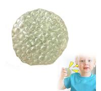 Handmade Pressure Relief Balls, Relief Stress Balls for Anxiety,Sensory Squeeze Toy,TPR Material Stressball,Portable Gift Idea for Men & Women (transparent green)