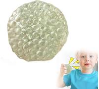 Handmade Pressure Relief Balls, Relief Stress Balls for Anxiety Sensory Squeeze Toy TPR Material Stressball Portable Gift Idea for Men & Women (Green)