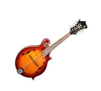 Handmade Professional All-solid Mandolin With Gradient Red Bright Color