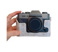 Handmade PU Leather Half Camera Case Bag Covering For XT30 XT20 XT10 With Easy Battery Access Carbon Fibre Leather Cover