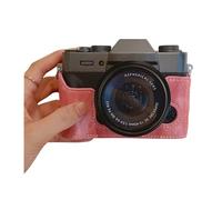 Handmade PU Leather Half Camera Case Bag Covering For XT30 XT20 XT10 With Easy Battery Access Carbon Fibre Leather Cover