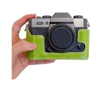 Handmade PU Leather Half Camera Case Bag Covering For XT30 XT20 XT10 With Easy Battery Access Carbon Fibre Leather Cover