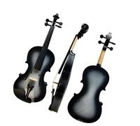 Handmade Quality Light Case Easy Carry Nice Voice 4/4 Size Colorful Acoustic Violin