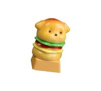 Handmade Resin Dog Burger Keycap Compatibles Most Mechanical Keyboards For Personalizing Desktop Decoration Resin Keycap
