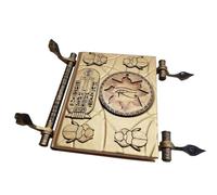 Handmade Resin Relic - Mumy Prop Replicas The Dead Book, Ancient Egypt Inspired Decor Book | Vintage Tome Display, Movie Theater, Fantastic Novelty Artifact For Dice
