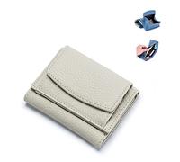 Handmade Rfid Soft Leather Purse - Women's Foldable Short Wallet, Minimalist Small Trifold Wallet, Lady Pocket Coin Purse, Multi Card Holders Wallet (8)
