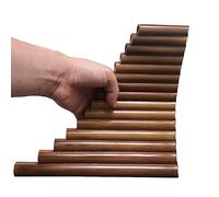 Handmade Right Hand 15 Pipes Bamboo Panflute Key of G Woodwind Musical Instruments Beginners Pan Flute