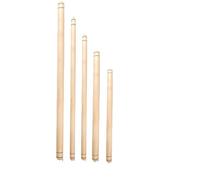 Handmade Rolling Pin, Dough Wood - Long Beech Wood Rolling Pin for Yufka, Turkish Oklava, Baklava, Borek & Pizza - Thin Rolling Pin for Master Kitchen (5 Sets (50+60+70+80+90))