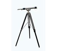Handmade Royal Telescope Brass Chrome/Nickle Finish Single Barrel Retro Solid Nautical Black Adjustable Wooden Floor Standing Tripod
