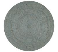 Handmade Rug Jute Round 90 cm Olive Green Berkfield Home Green 100cm diameter