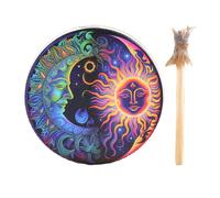 Handmade Shaman Drum, Decorative Design Drum and Drum Stick - Shamanic Drum |
