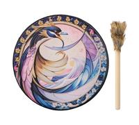 Handmade Shaman Drum - Multipurpose Shamanic Drums Spiritual Instrument - Innovative Meditation Drum Shaman Tools for Music Lovers