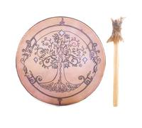 Handmade Shaman Drum, Wooden Shaman Drums With Stick, Sound Healing Drums Tool, Meditation Hand Drumm, Decorative Tribal Drumm, Spiritual Ritual Drum For Energy Work, Traditional Craft Instrument