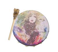 Handmade Shamanic Drum - Leopard Spiritual Beauty Instruments, Rhythmic Vibration Drum - For Experienced Musician Amateur Beginner Family Friends Home Indoor Outdoor School