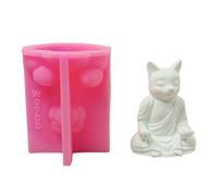 Handmade Silicone Molds Ornament Animal Casting for Home Decorations Castings Meditations Cats Silicone Ornament Resin
