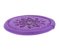 Handmade Singing Bowl Pad Cotton Cloth Purple Embroidery Mat | Tibetan Bowl Pad for Buddha Hall, Wear-resistant Lightweight Craft Decoration Random Style