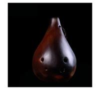 Handmade Six-Hole Bass C Key Ceramic Ocarina Performance Level 6-Hole BC Ocarina Musical Instrument Musical instrument pottery flute (Color : S)