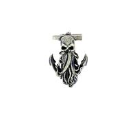 Handmade Skull Octopus Anchor Pirate Model Beads Pendant, Personalized Jewelry Making Supplies for DIY Enthusiasts, Ideal Paracord Beads Charm Accessories, M, Brass, No Gemstone