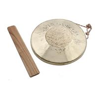 Handmade Small Gong - Diameter 21CM, Traditional Percussion Musical Instrument With Percussion Stick, Gift for Yogo, Meditation, Sports Games, Pet Training, Warnings (Color : Bass)