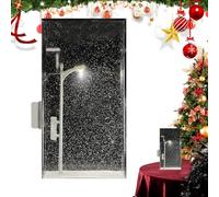 Handmade Snow Scene Night Light Snow Night Street Light, Winter Snow Night Light D-IY Kit, Snow Scene Light Cube, Christmas Winter Snowflake Lamp, Christmas F-low Sleep Light Crafts Desktop Arts Decor